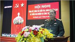 Đảng ủy Quân khu: Triển khai công tác kiểm tra, giám sát, kỷ luật của Đảng năm 2022